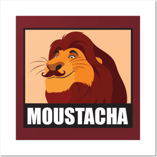 Moustacha Posters and Art